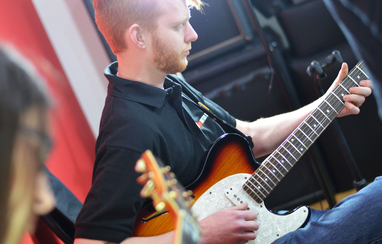 Our New London Guitar Tutor, Connor.